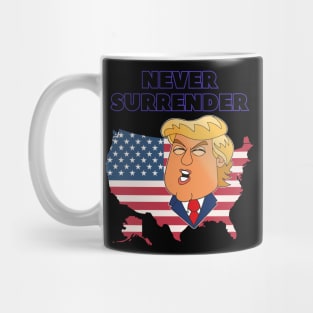 donald trump Mugshot 2024 never surrender Mug